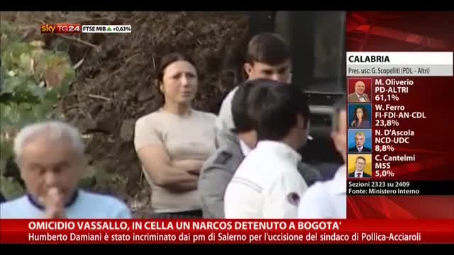 Omicidio Vassallo, in cella un narcos detenuto a Bogotà