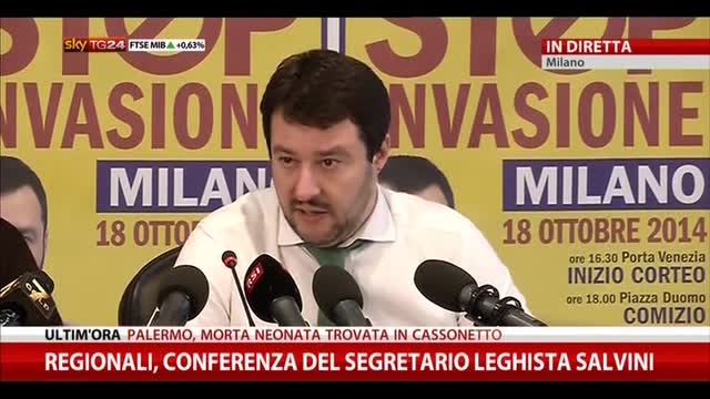 Elezioni Emilia, Salvini: in 6 mesi abbiamo raddoppiato voti