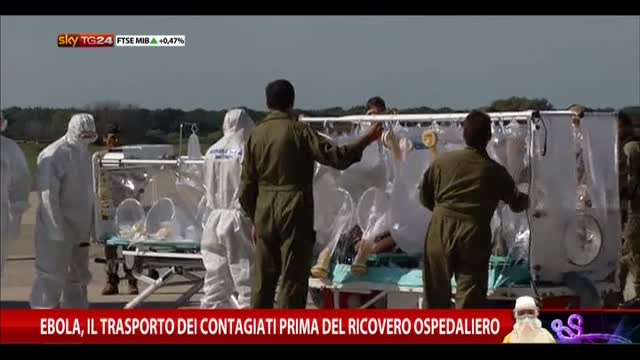 Ebola, trasporto contagiati prima del ricovero ospedaliero