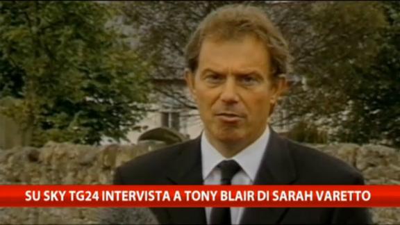 Su Sky TG24 l'intervista a Tony Blair di Sarah Varetto