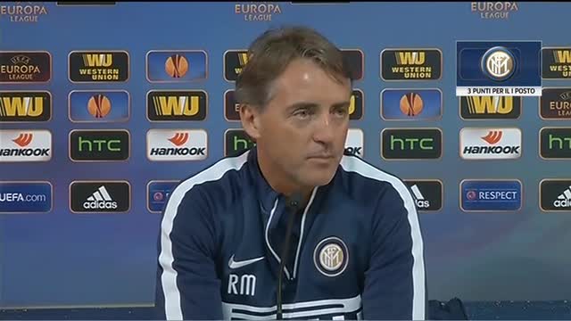 Inter, Mancini: "Il Dnipro è forte, ma vogliamo vincere" 