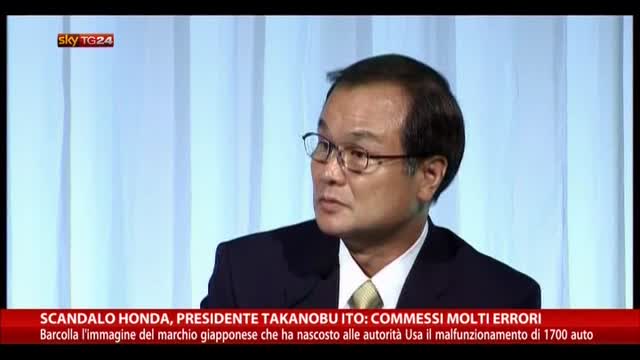 Scandalo Honda, Presidente: commessi molti errori