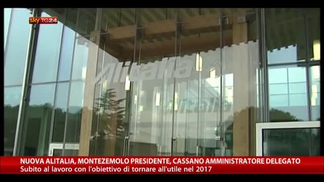 Nuova Alitalia, Montezemolo Presidente, Cassano AD
