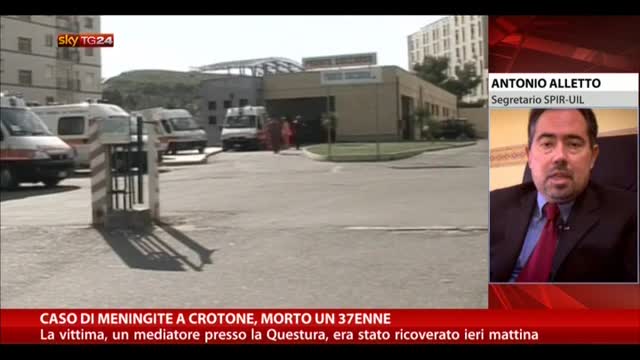 Caso di meningite a Crotone, morto un 37enne