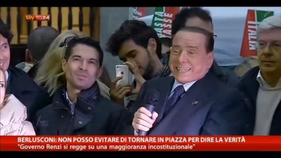 Berlusconi: non posso non tornare in piazza per dire verità