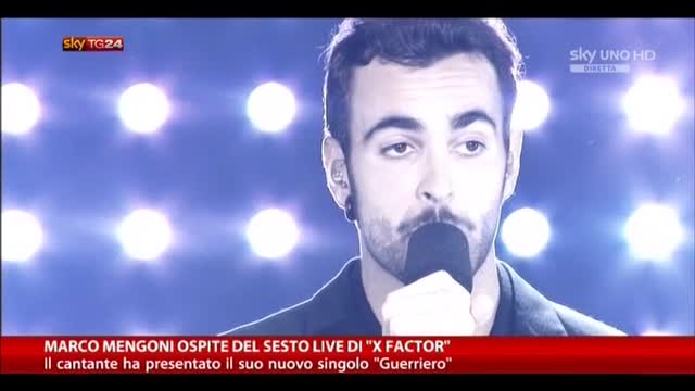 Marco Mengoni ospite del sesto live di "X Factor"