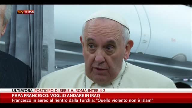 Papa Francesco: voglio andare in Iraq