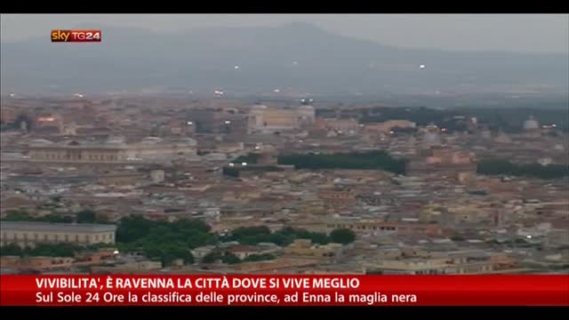 Vivibilità, è Ravenna la città dove si vive meglio