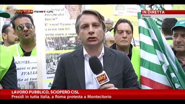 Lavoro pubblico, in corso lo sciopero della CISL