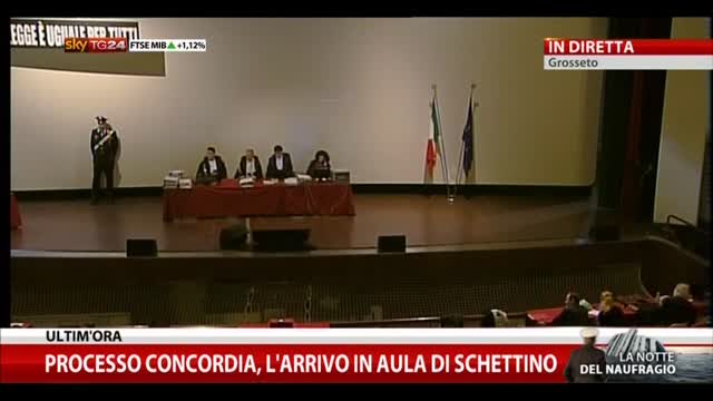 Concordia, al via l'interrogatorio di Francesco Schettino