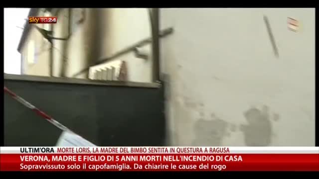 Verona, madre e figlio di 5 anni morti nell'incendio di casa