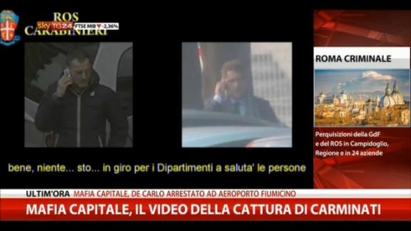 Mafia capitale, il video della cattura di Carminati