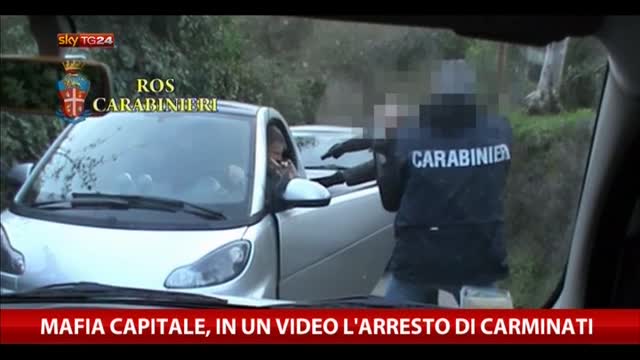 Mafia capitale, in un video l'arresto di Carminati