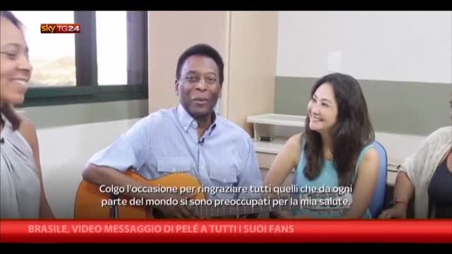 Brasile, video messaggio di Pelé a tutti i suoi fans