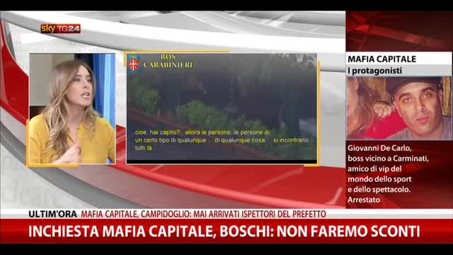 Inchiesta Mafia Capitale, Boschi: non faremo sconti