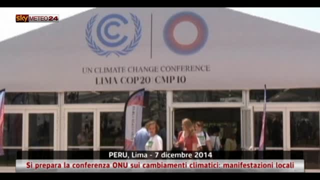 Perù, si prepara la conferenza ONU sui cambiamenti climatici