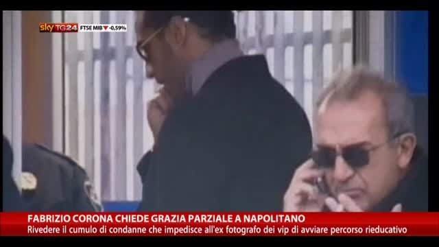 Fabrizio Corona chiede grazia parziale a Napolitano