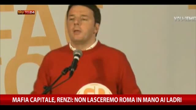 Mafia Capitale, Renzi: "Non lasceremo Roma in mano ai ladri"