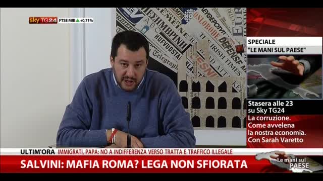 Salvini: Mafia Roma? Lega non sfiorata