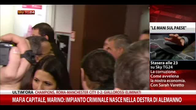 Mafia Roma, Marino: criminalità nasce in destra Alemanno