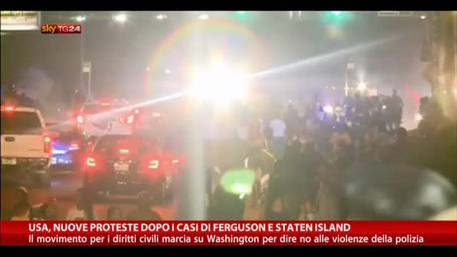 USA, nuove proteste dopo i casi di Ferguson e Staten Island