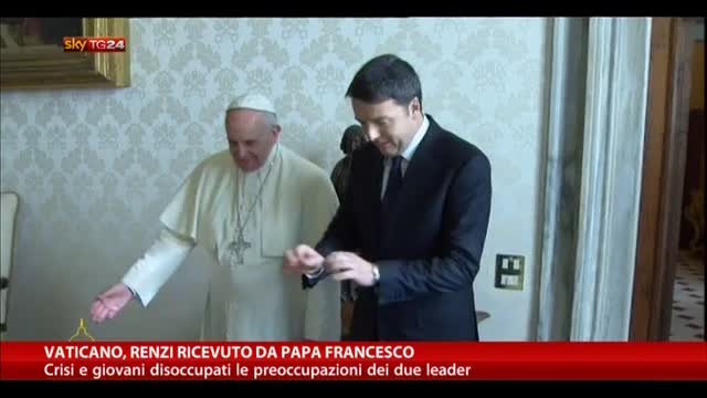 Vaticano, Renzi ricevuto da Papa Francesco