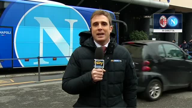 Milan-Napoli, i giocatori di Benitez si preparano alla sfida
