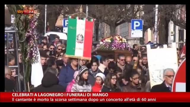 Celebrati a Lagonegro i funerali di Mango