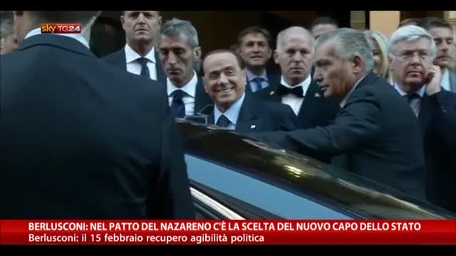 Berlusconi: in patto Nazareno anche scelta capo dello Stato