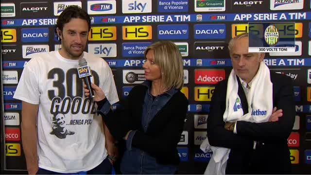 A Udine, 300 volte Toni: "Avevamo bisogno dei punti"