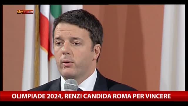 Olimpiade 2024, Renzi candida Roma per vincere