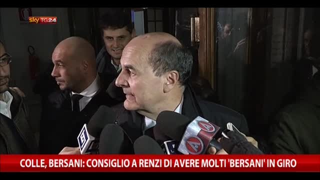 Bersani: consiglio a Renzi di avere molti "Bersani" in giro