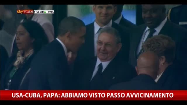 USA-Cuba, papa: "Abbiamo visto un passo d'avvicinamento"