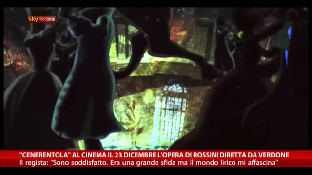 Cinema, il 23/12 "Cenerentola" di Rossini diretta da Verdone