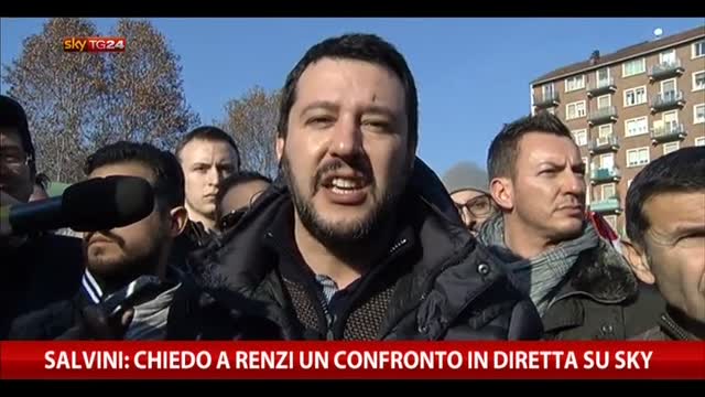Salvini: chiedo a Renzi un confronto in diretta su Sky