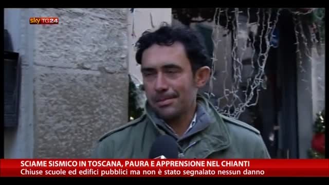 Sciame sismico in Toscana, paura e apprensione nel Chianti