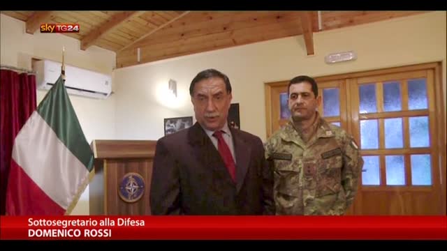 Natale tra soldati, visita in Kosovo e Libano di Rossi