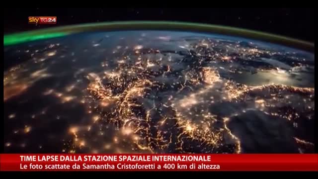 Time lapse dalla Stazione Spaziale Internazionale