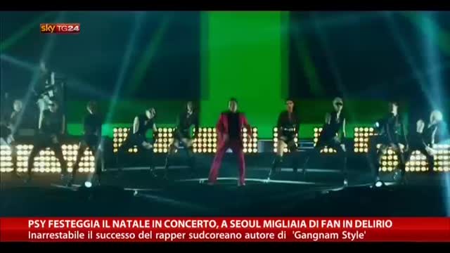 Psy festeggia Natale in concerto, a Seoul i fan in delirio