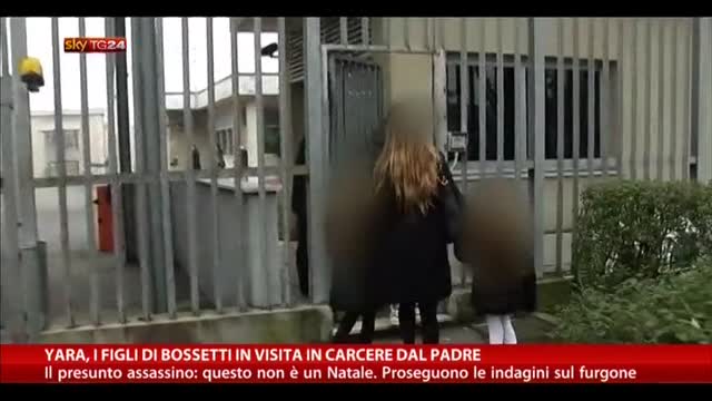 Yara, i figli di Bossetti in visita in carcere dal padre
