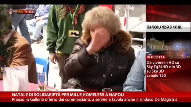 Natale di solidarietà per mille homeless a Napoli