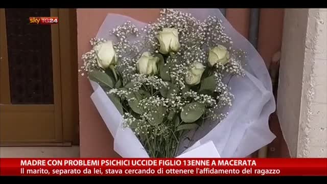 Madre con problemi psichici uccide figlio 13enne a Macerata