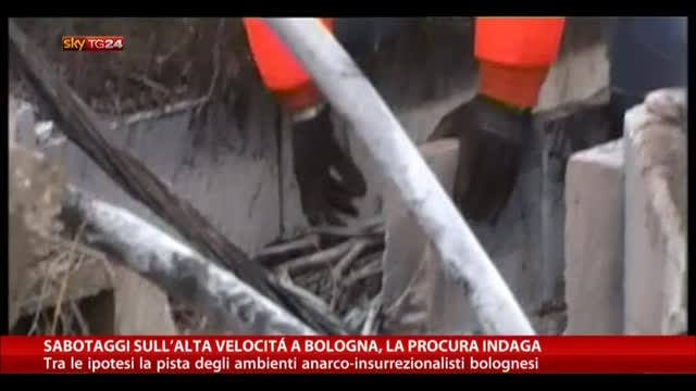 Sabotaggi sull'alta velocità a Bologna, la procura indaga