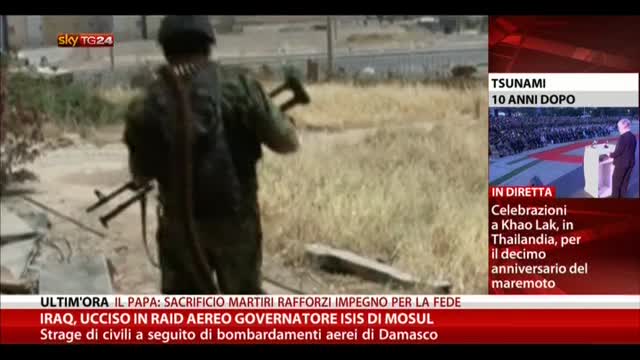 Iraq, ucciso in raid aereo governatore Isis di Mosul