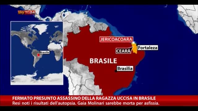 Fermato presunto assassino della ragazza uccisa in Brasile