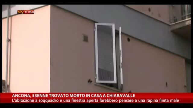 Ancona, 53enne trovato morto in casa a Chiaravalle
