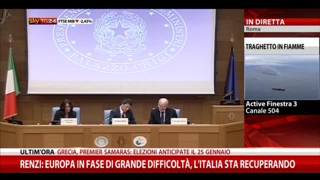 Renzi: sono stato io a non volere gli statali nel Jobs act