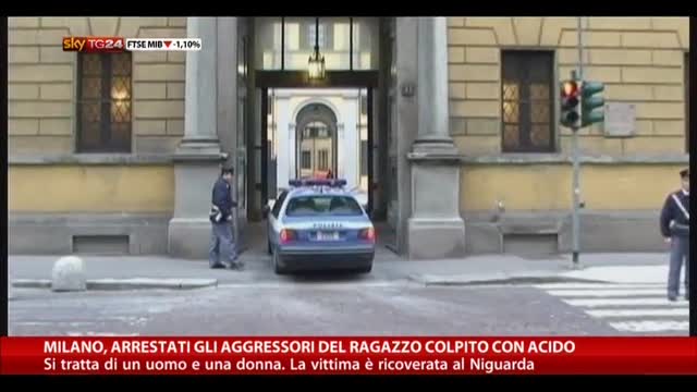 Milano, arrestati aggressori del ragazzo colpito con acido