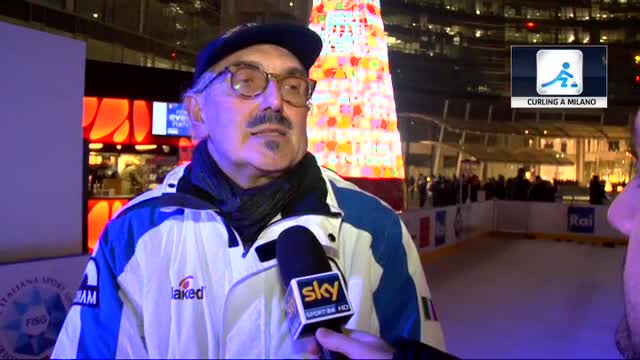 La magia del curling a Milano: "Da noi chi vince...paga"