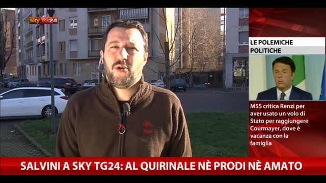 Salvini: al Quirinale nè Prodi né Amato